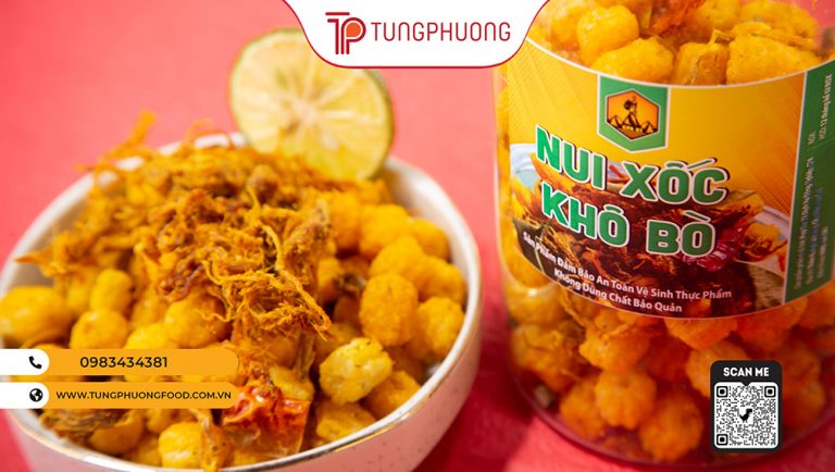 Hướng dẫn cách làm nui sấy khô bò tại nhà đảm bảo ăn là ghiền