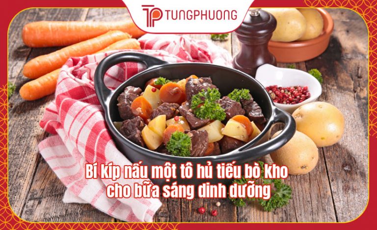 Bí kíp nấu một tô hủ tiếu bò kho cho bữa sáng dinh dưỡng
